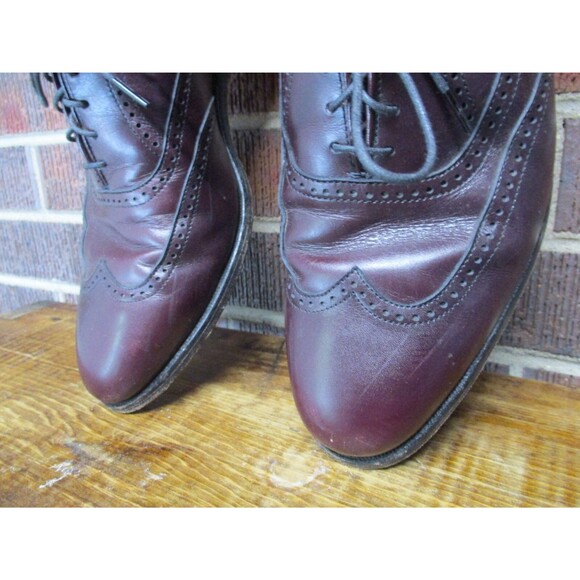 Allen Edmonds Mens Marlow Brown Leather Wingtip Oxford Dress Shoes 9 D USA main image 9